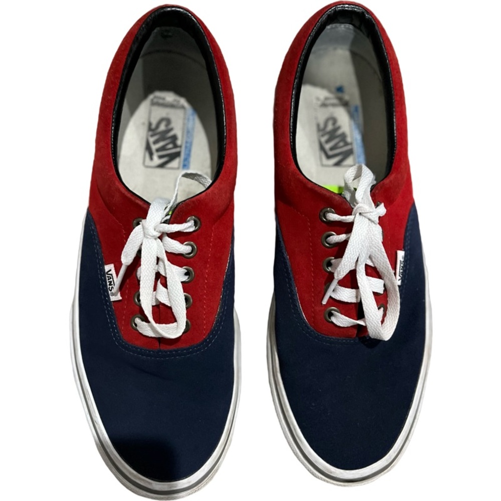 Vans - Men's 10.5 - red/blue shoes. Well used with lots of life left.